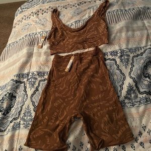 Brand new mesh skims biker shorts